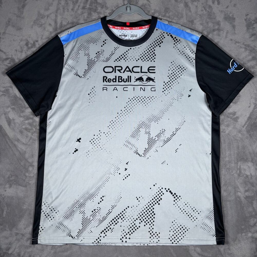 Hard Rock x Oracle Red Bull Racing Performance T-Shirt Gray XL Formula 1 F1